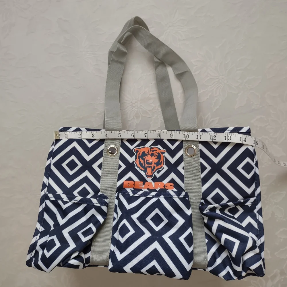 Chicago Bears logo caddy organizer tote bag NWOT - Picture 8 of 8